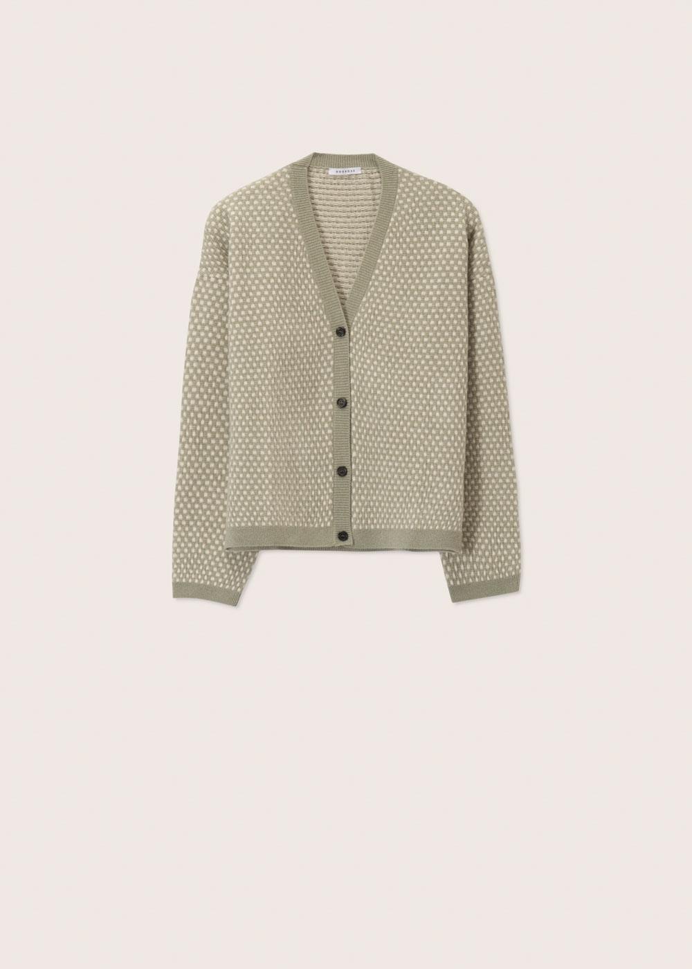Rosso35 Cardigan micro motivo jacquard Hotsell
