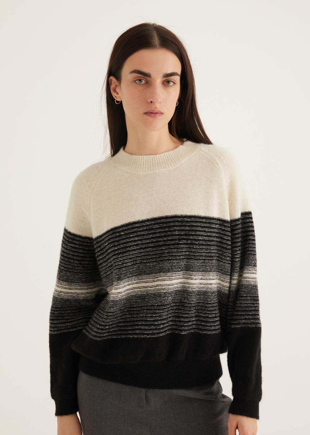 Rosso35 Maglia girocolloa righe Fino Al -60%