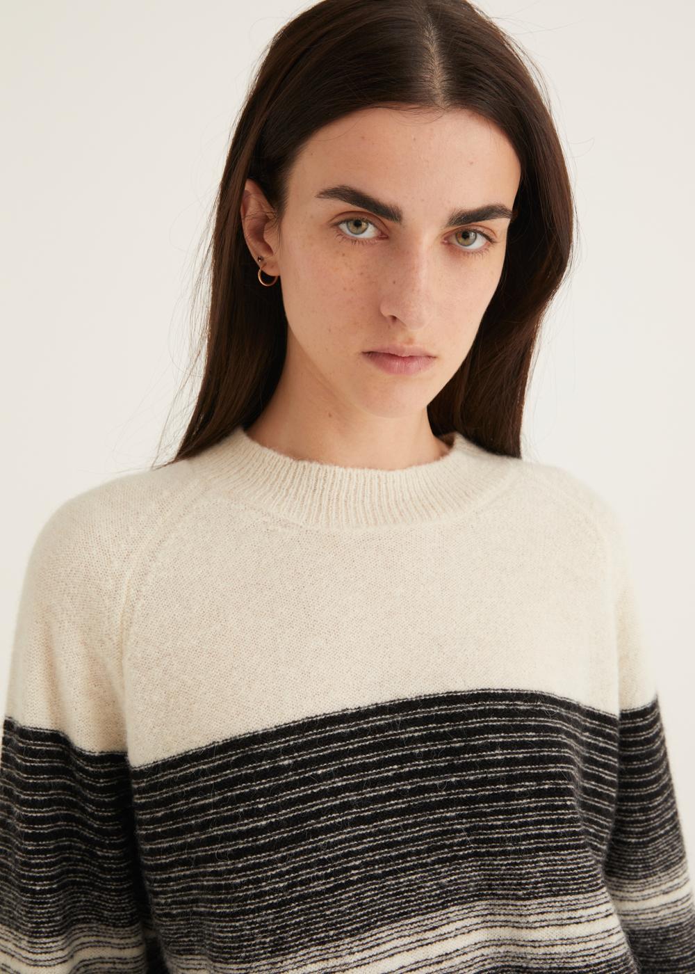 Rosso35 Maglia girocolloa righe Fino Al -60%