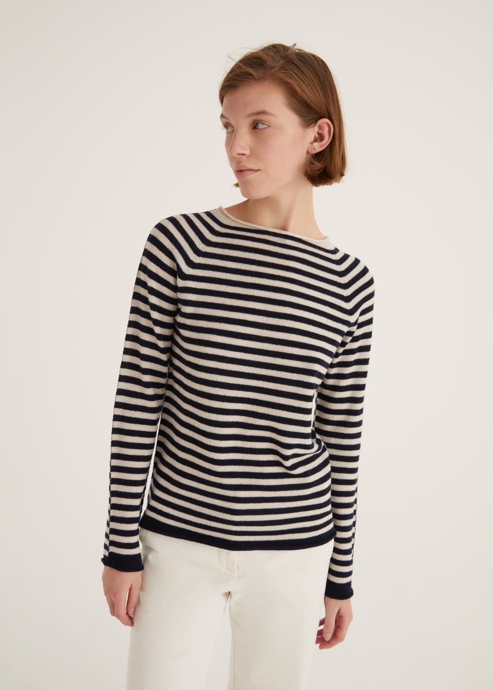Rosso35 Maglia integrale a righe Shopping Online