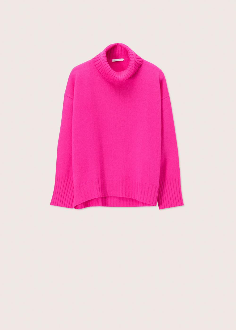 Rosso35 Maglia oversize collo alto Sottocosto