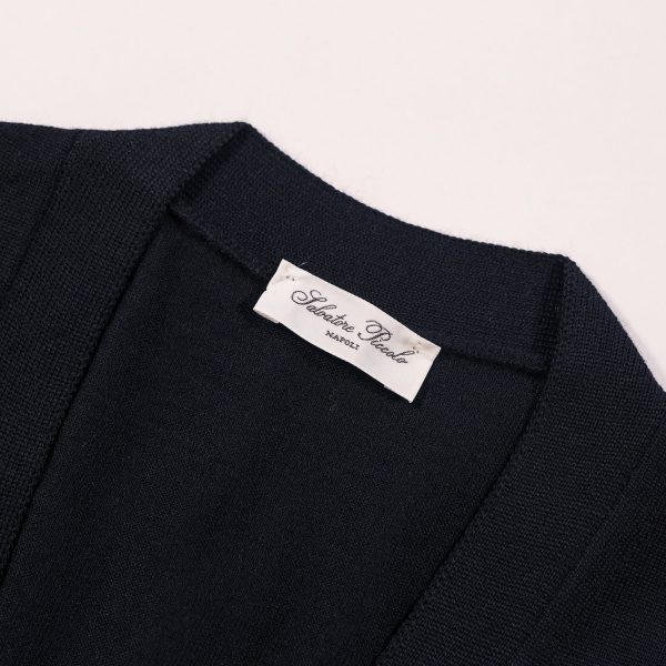 Salvatore Piccolo Cardigan Blue Navy Spedizione Gratuita