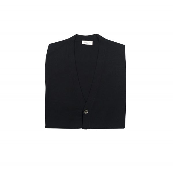 Salvatore Piccolo Cardigan Blue Navy Spedizione Gratuita