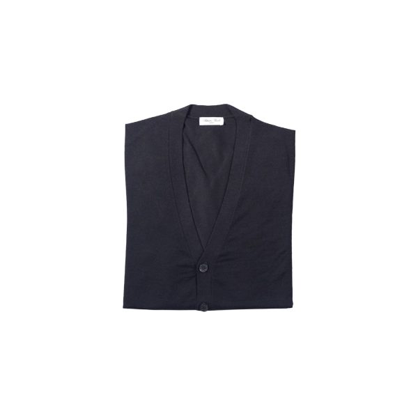 Salvatore Piccolo Gilet Blu Navy Qualità Garantita