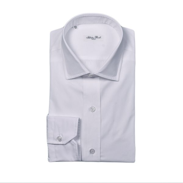 Salvatore Piccolo Camicia classica bianca Vendita Economica
