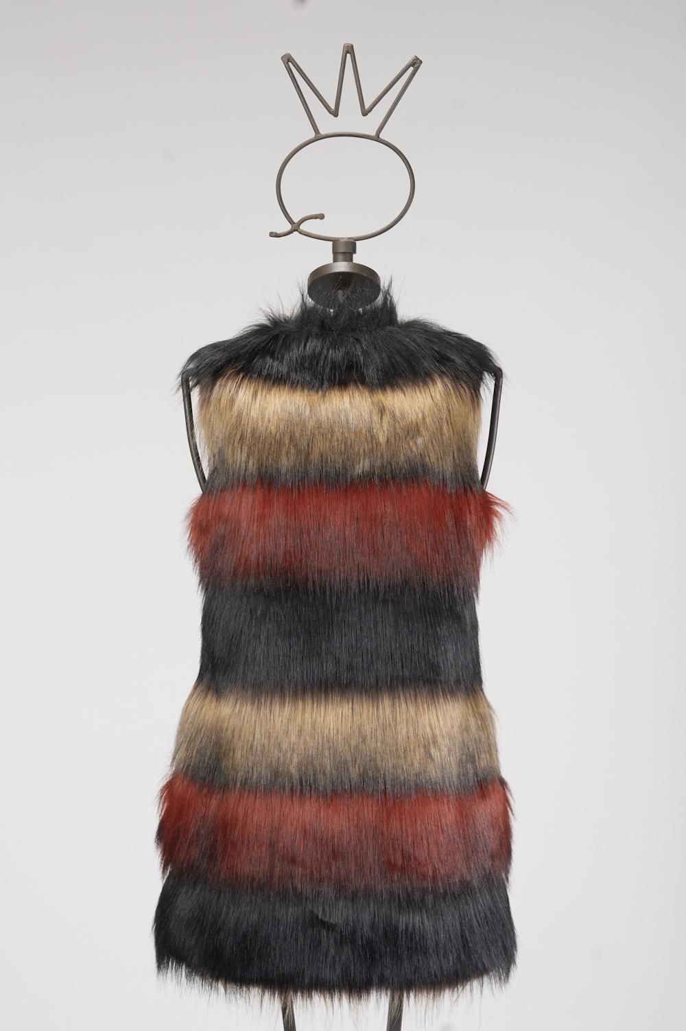 Save The Queen Gilet in ecopelliccia Prezzo Ridotto