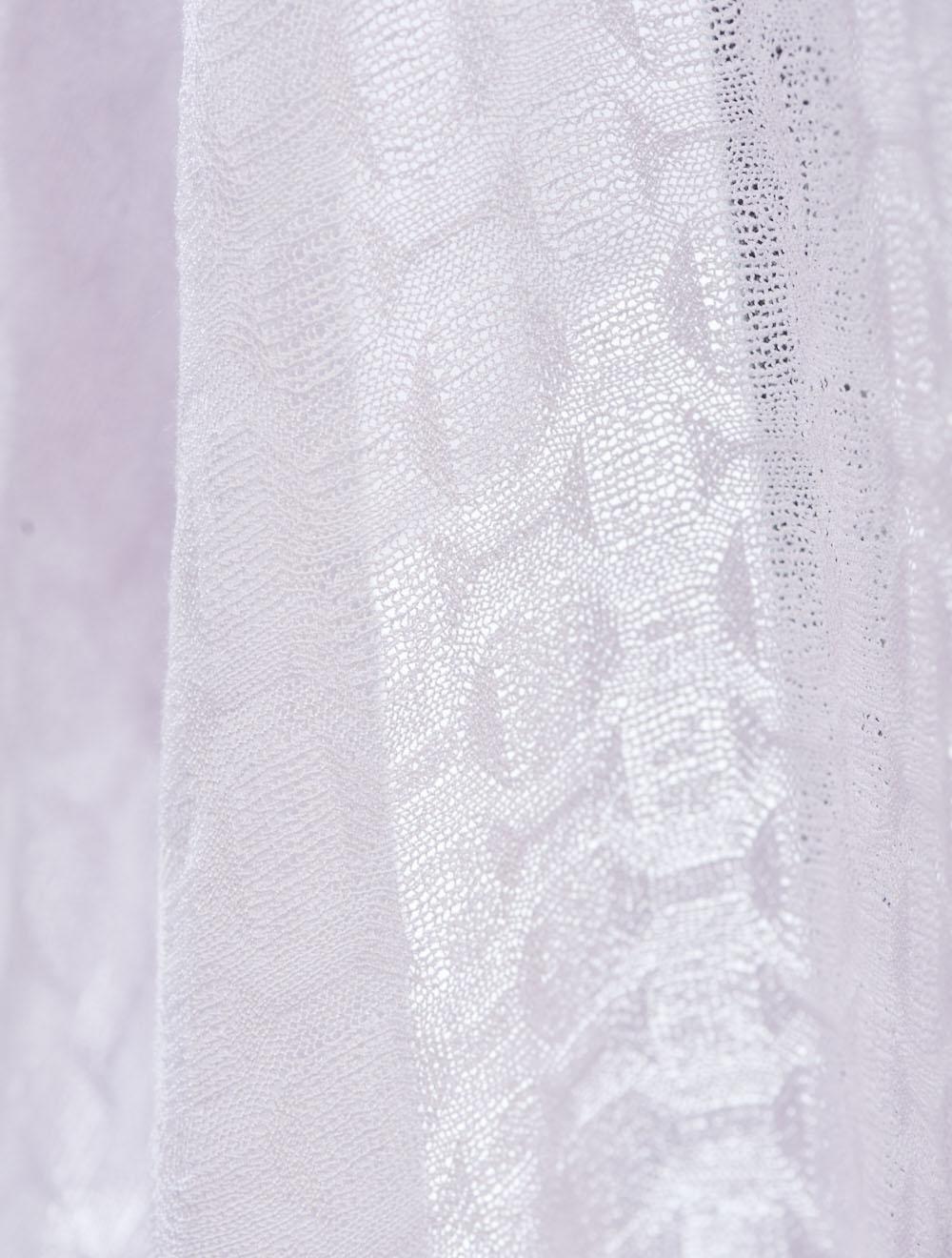 Save The Queen Gilet lungo asimmetrico rosa cipria Saldi
