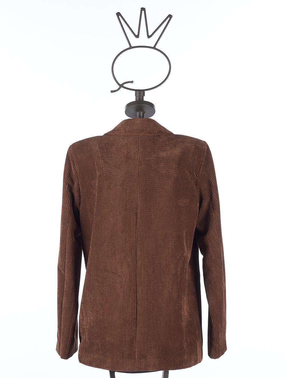 Save The Queen Giacca marrone di velluto a coste Saldi Di Fabbrica