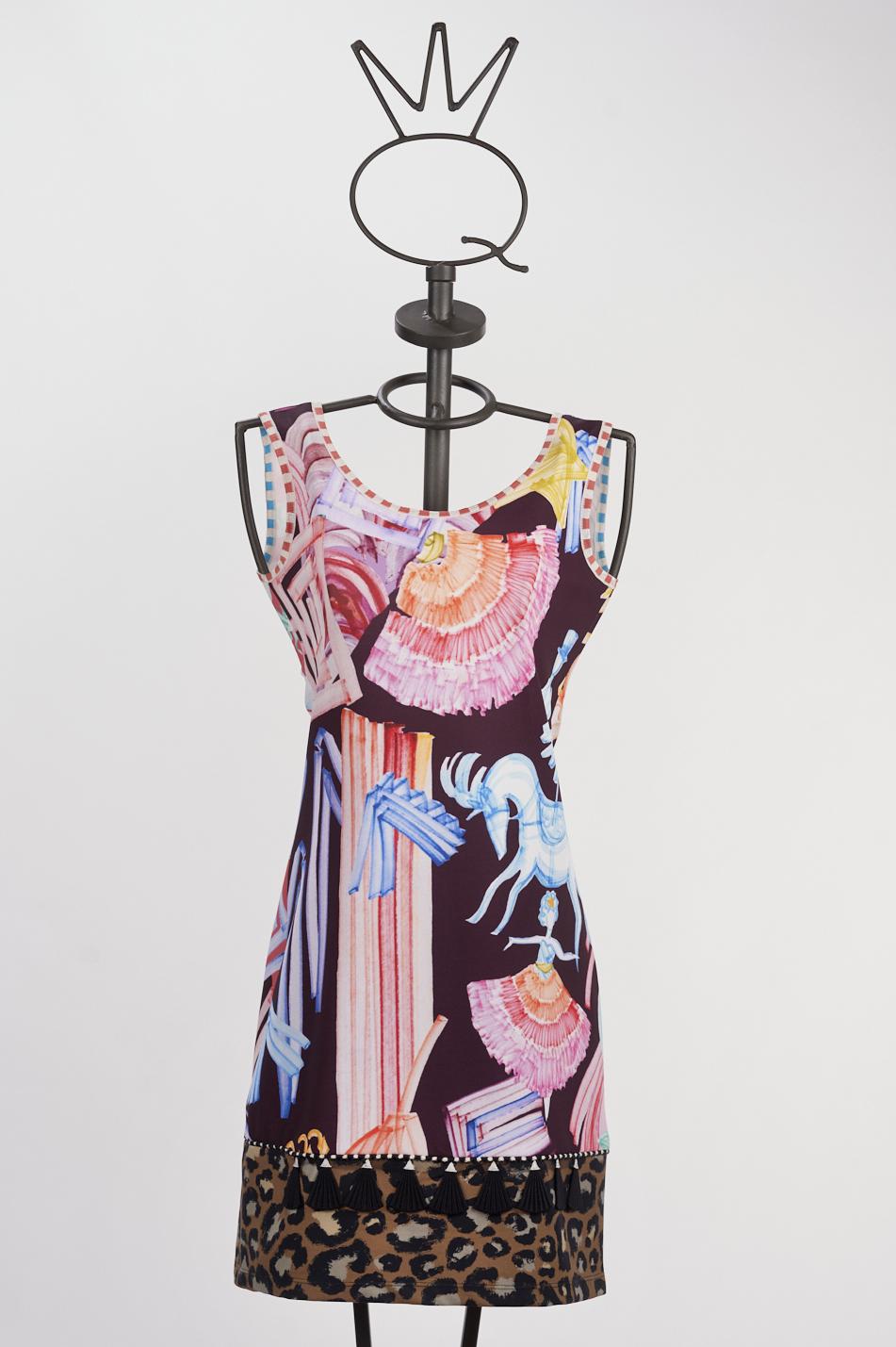 Save The Queen Vestito corto stampato Vendita
