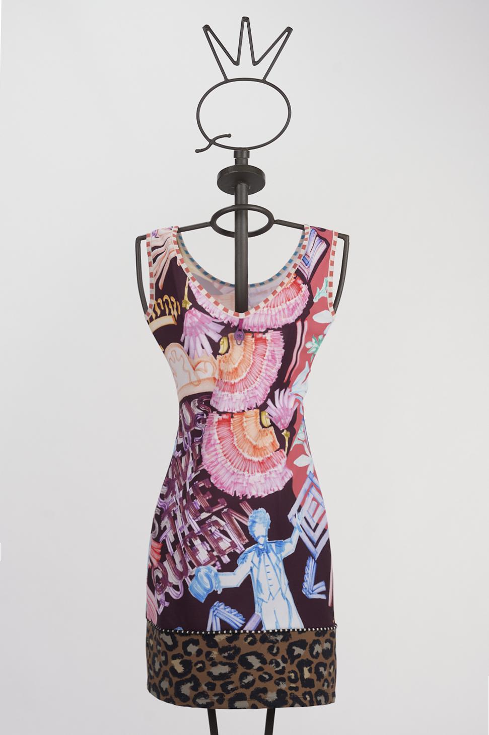 Save The Queen Vestito corto stampato Vendita