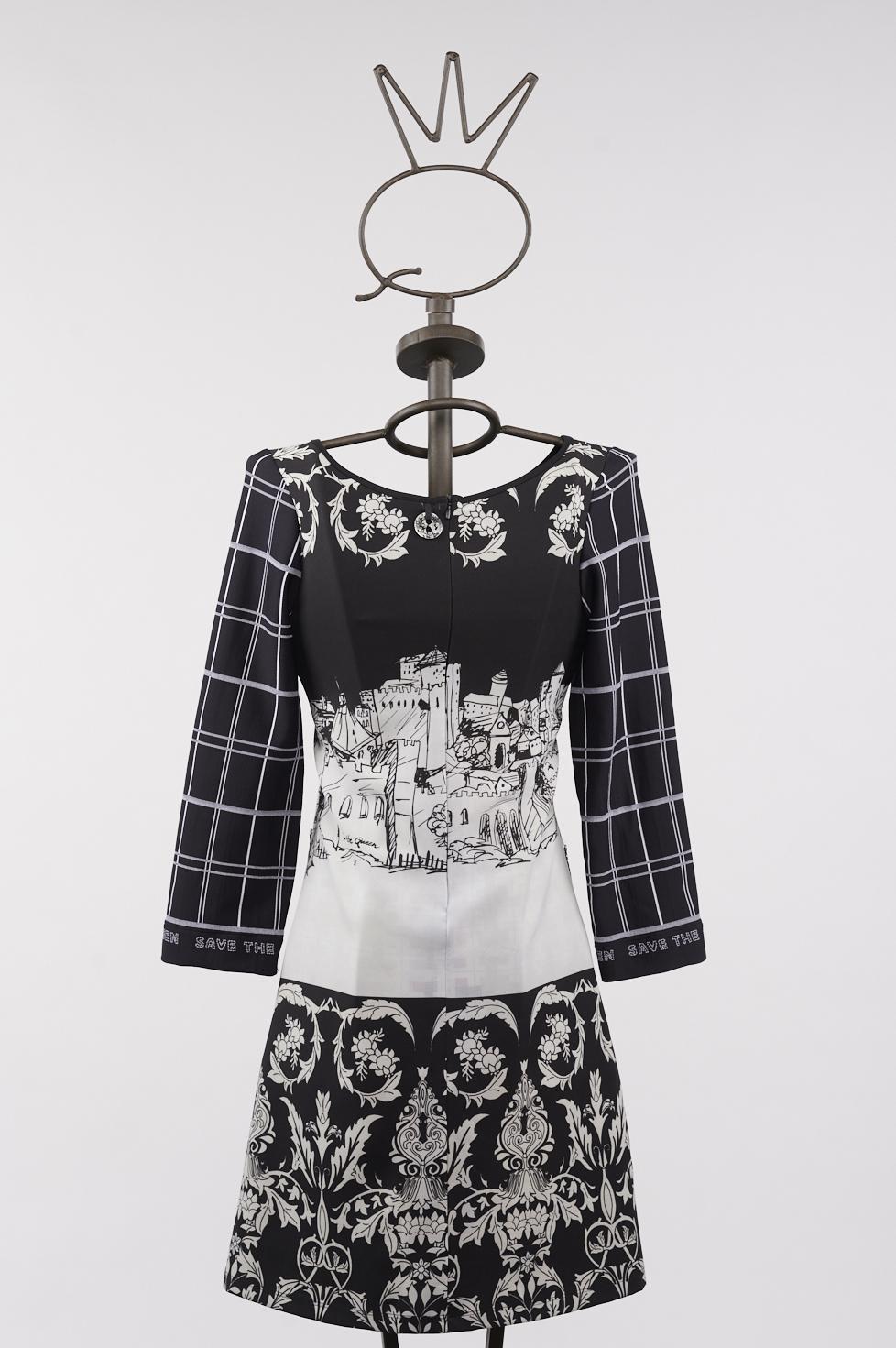 Save The Queen Vestito corto stampato Spedizione Gratuita