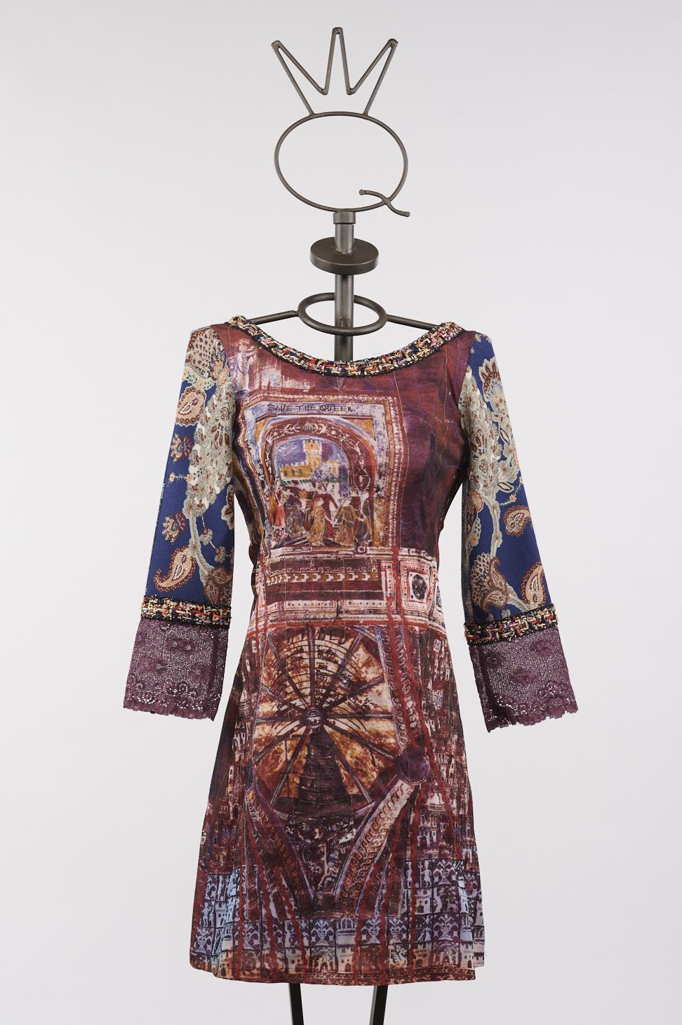 Save The Queen Vestito corto stampato Qualità Garantita