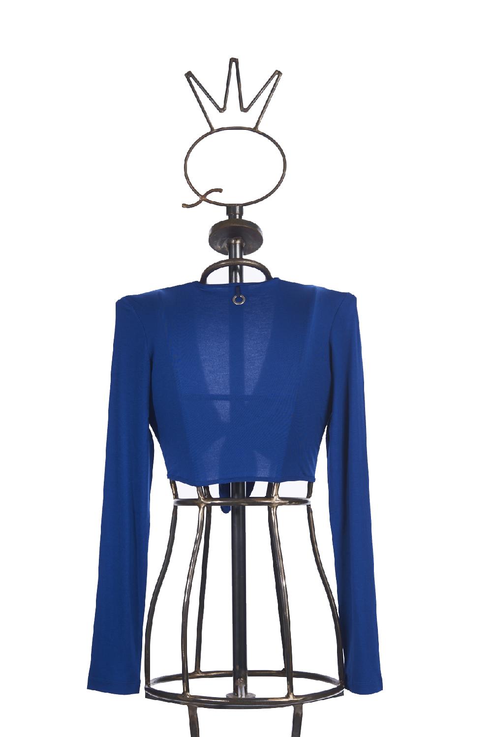 Save The Queen Coprispalle bluette in jersey Offerta