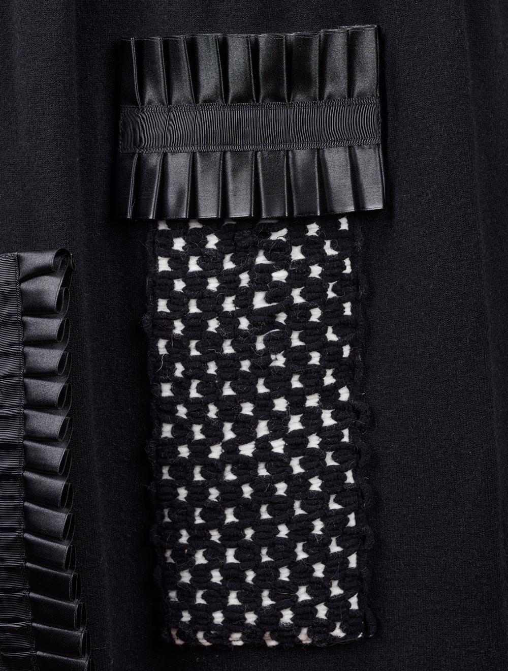 Save The Queen Abito in tricot nero Vendita Calda