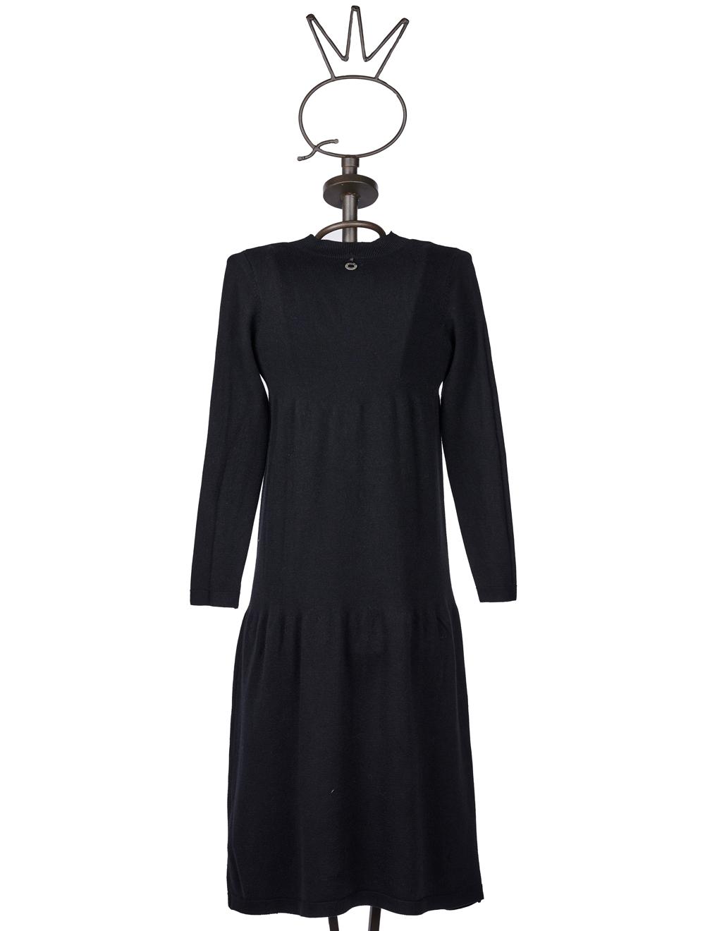 Save The Queen Abito in tricot nero Vendita Calda