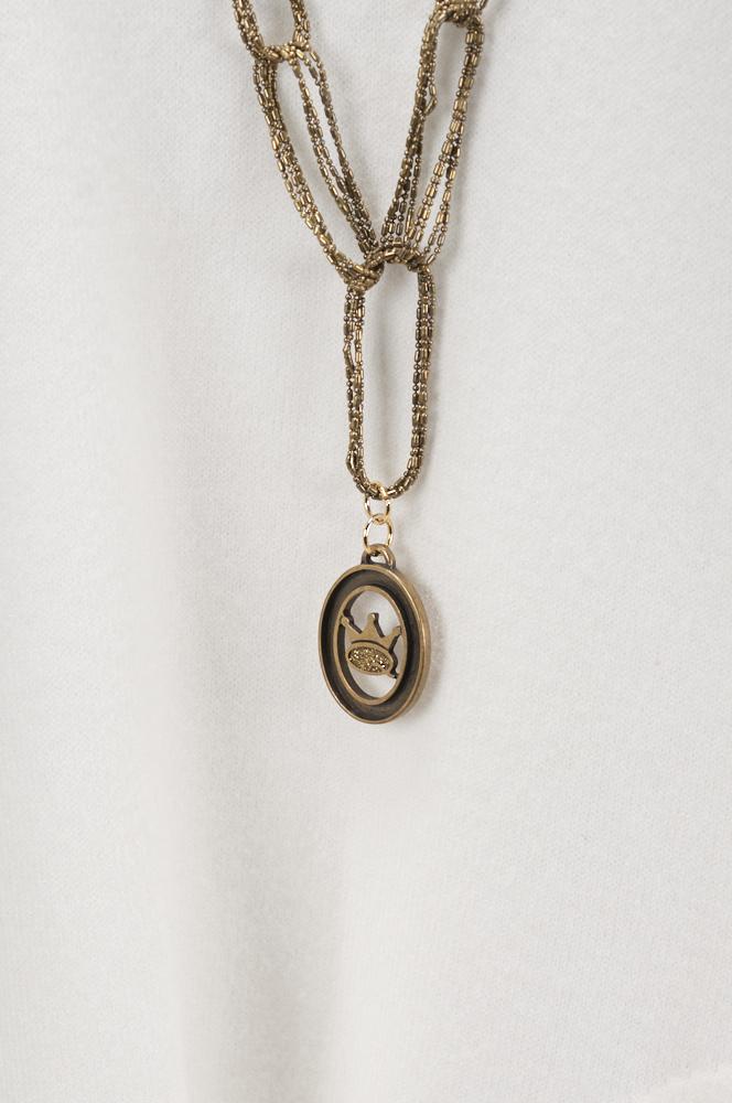 Save The Queen Maxi maglia con collana Italia