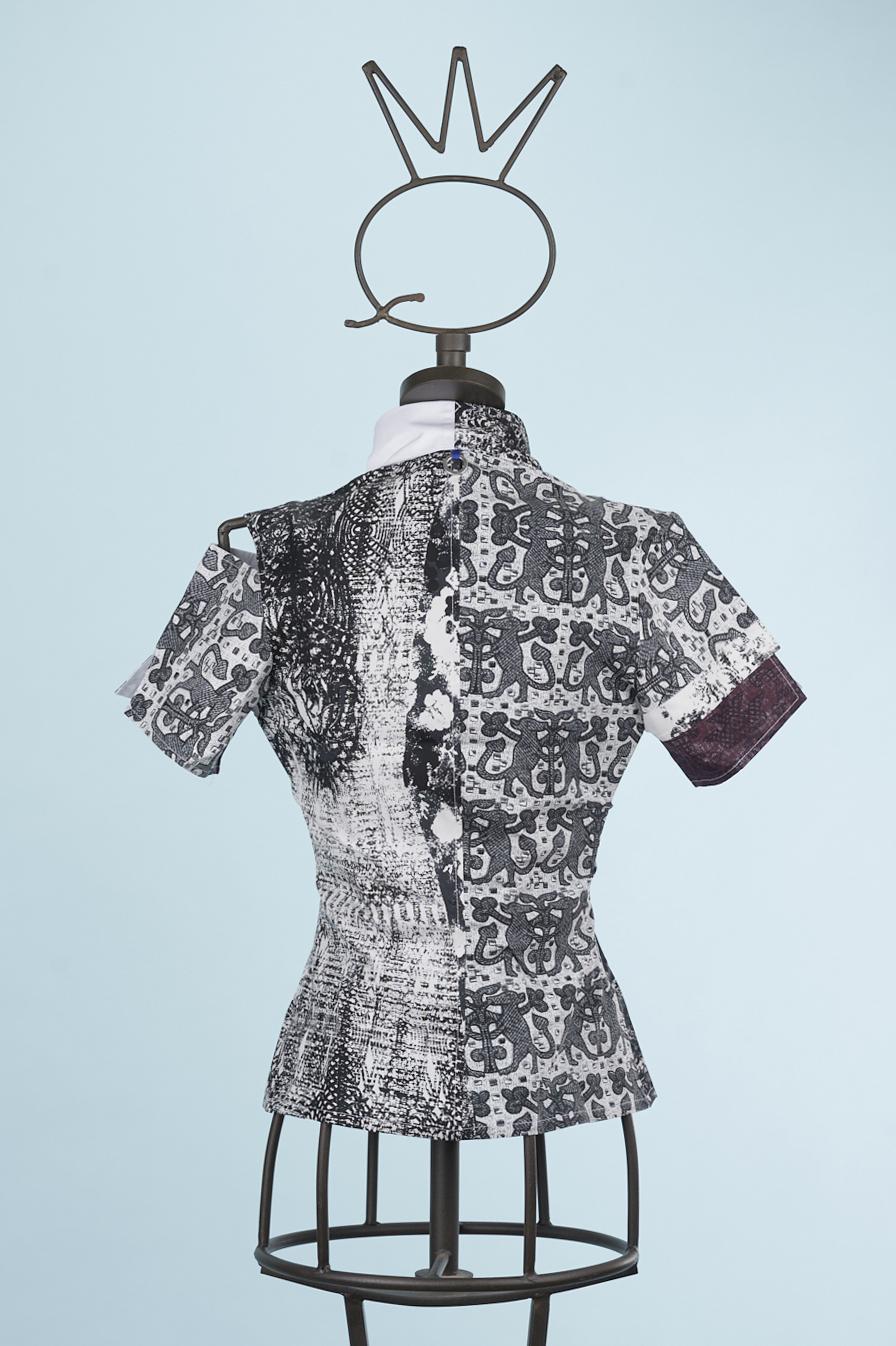 Save The Queen Camicia stampata in cotone Offerta San Valentino