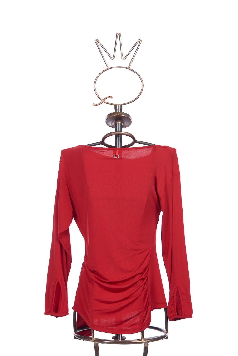 Save The Queen t-shirt in jersey rosso cardinale Offerte esclusive