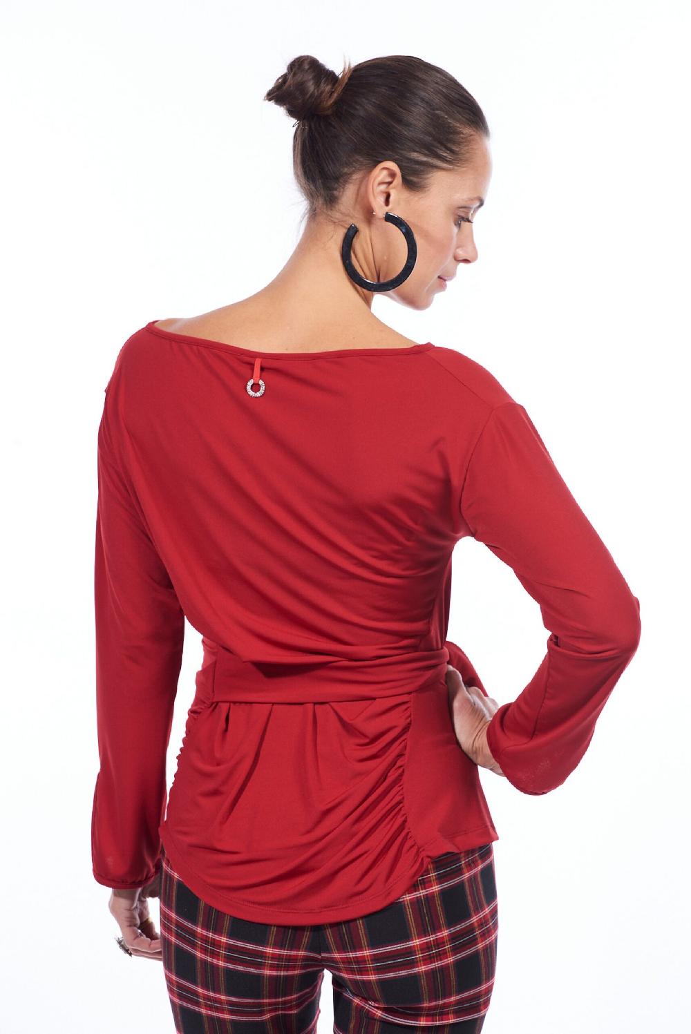 Save The Queen t-shirt in jersey rosso cardinale Offerte esclusive