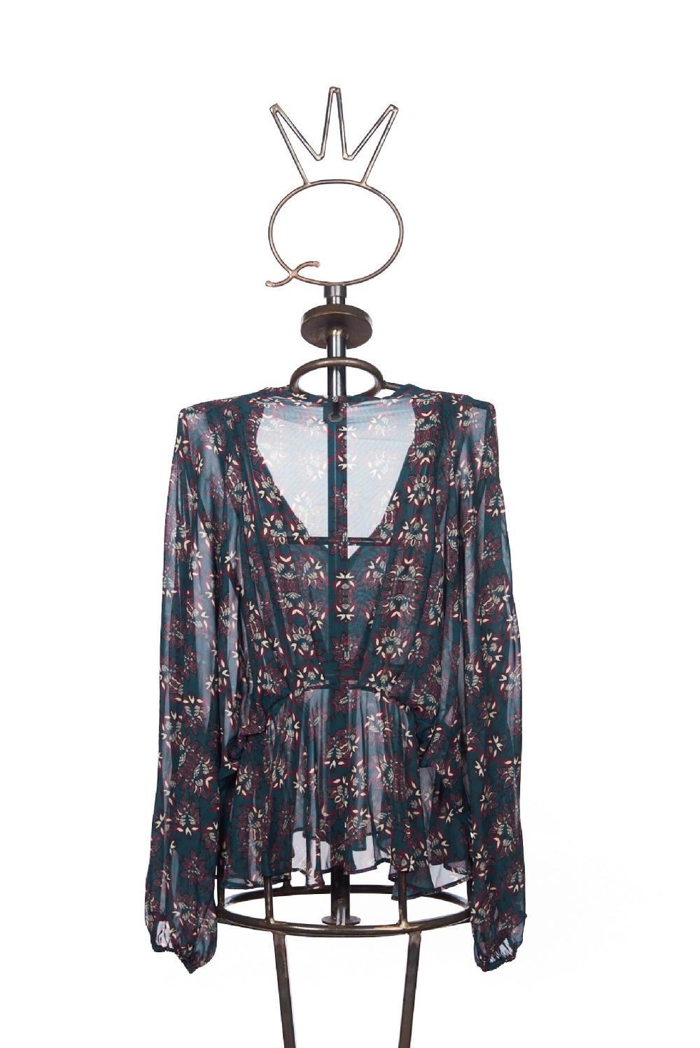 Save The Queen blusa con stampa floreale Offerte stagionali