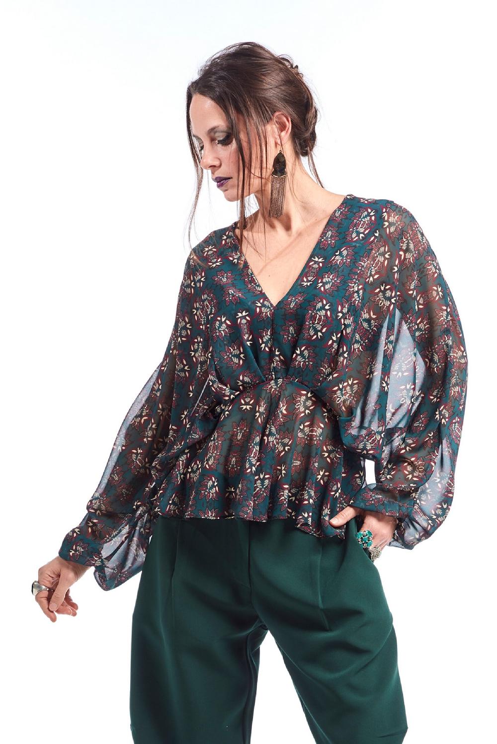 Save The Queen blusa con stampa floreale Offerte stagionali