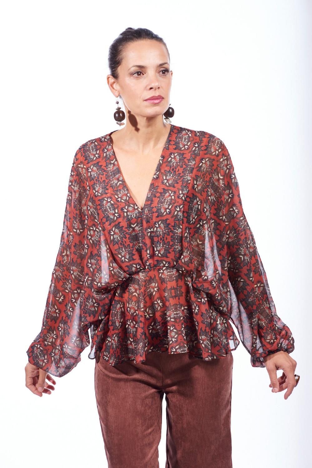 Save The Queen blusa con stampa floreale Economico