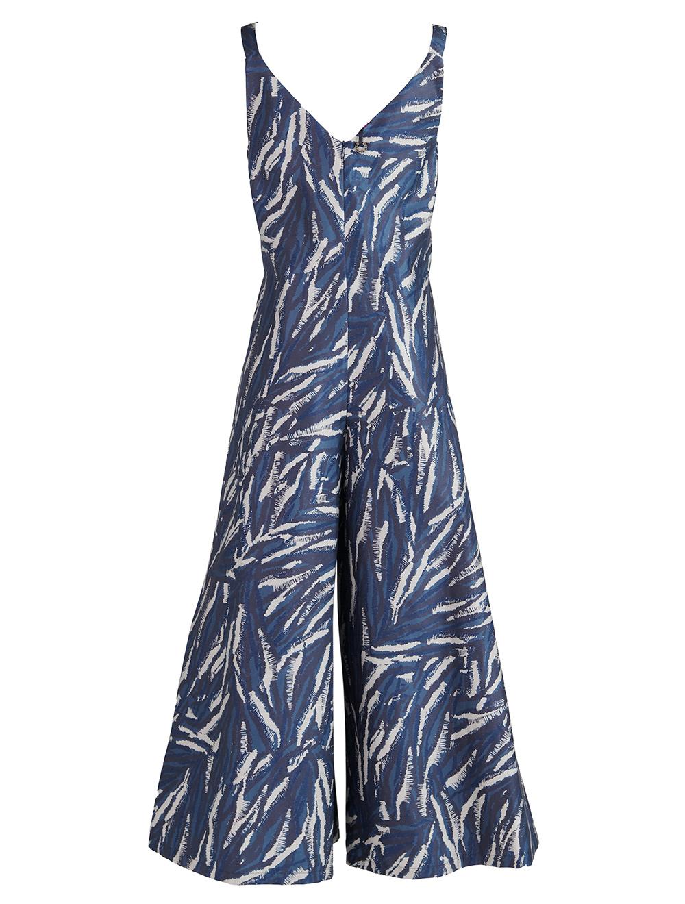 Save The Queen Tuta con stampa camouflage blu 2025