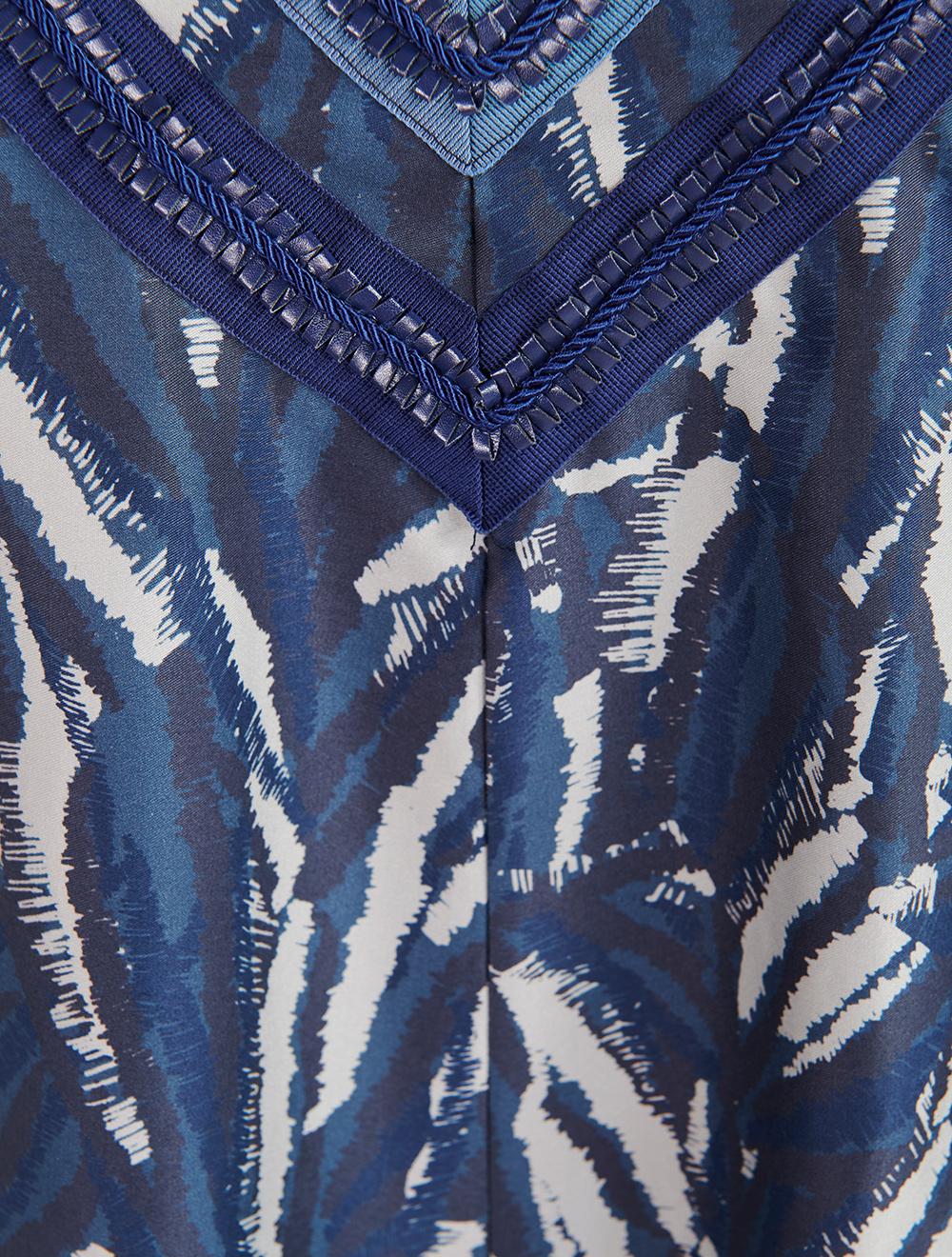 Save The Queen Tuta con stampa camouflage blu 2025