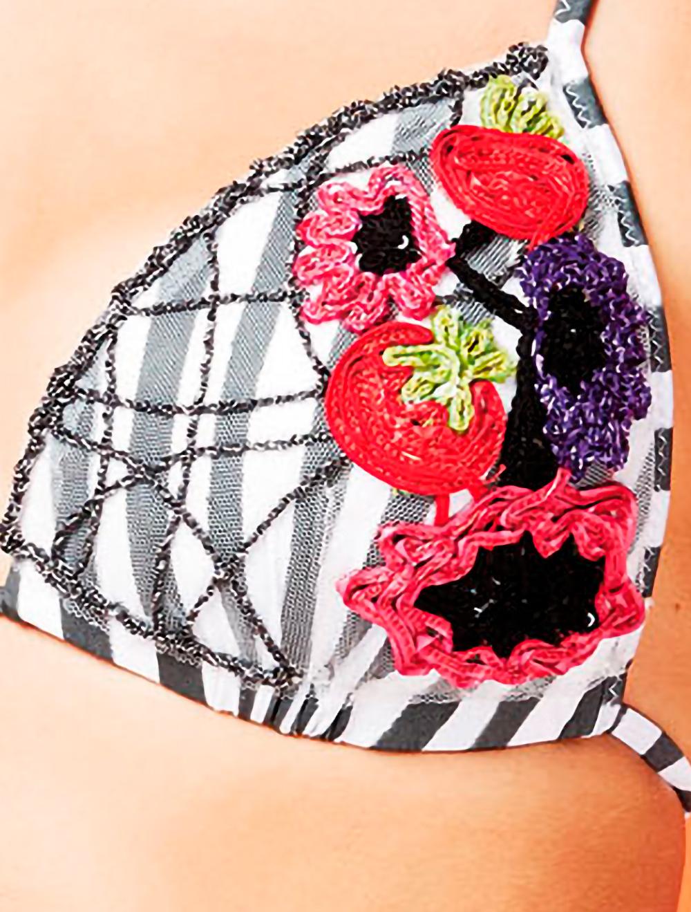 Save The Queen Bikini con ricamo dedicato a Napoli Vendita