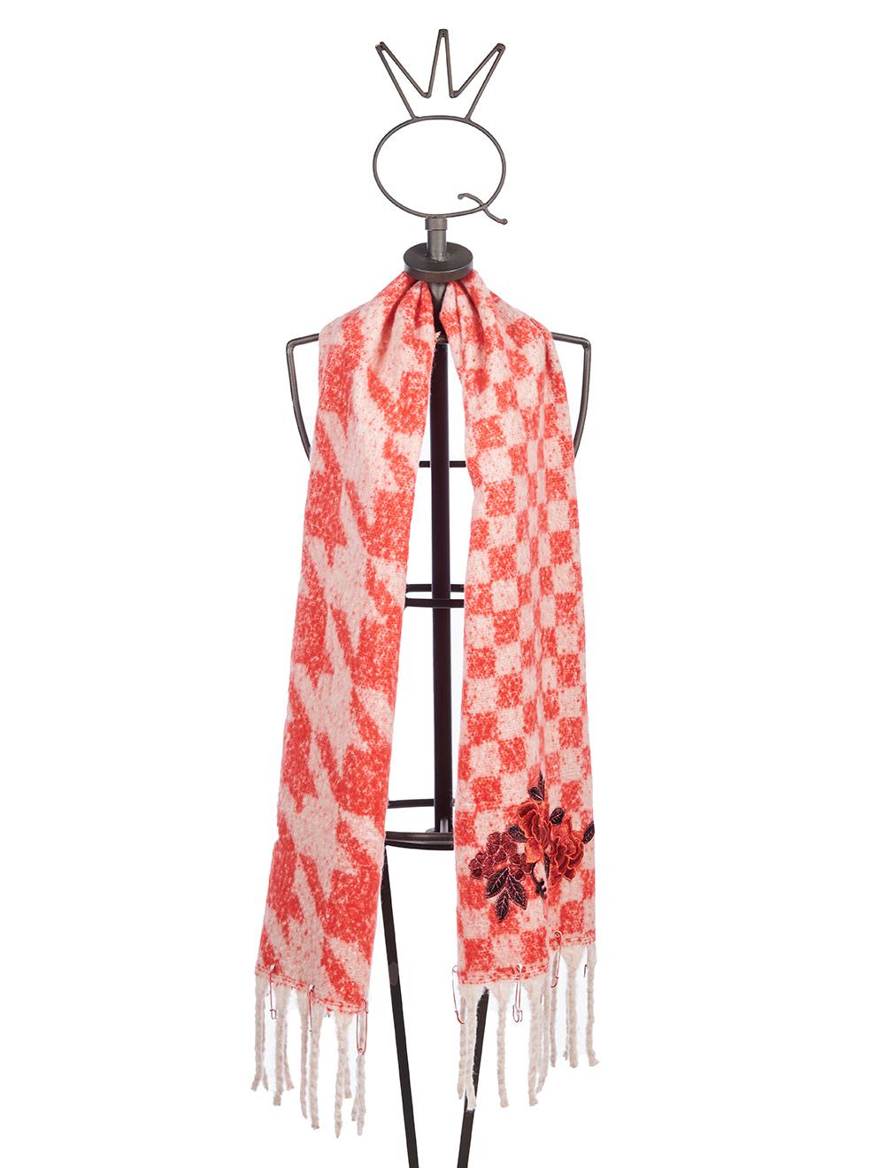 Save The Queen sciarpa in tessuto di maglia effetto mohair Offerta