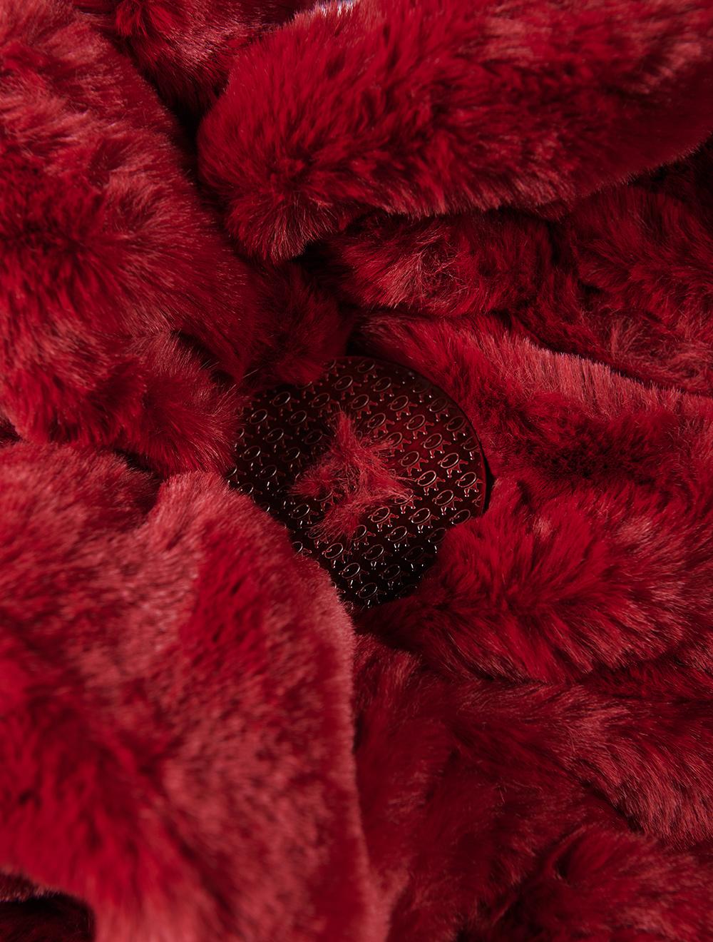 Save The Queen scaldacollo in eco pelliccia bordeaux Shopping online