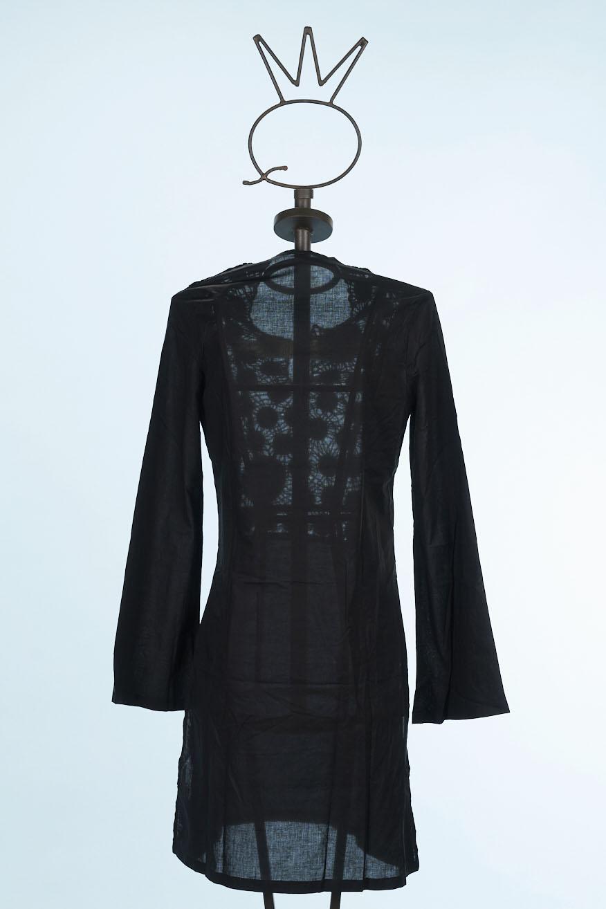 Save The Queen Camicia lunga in cotone Liquidazione