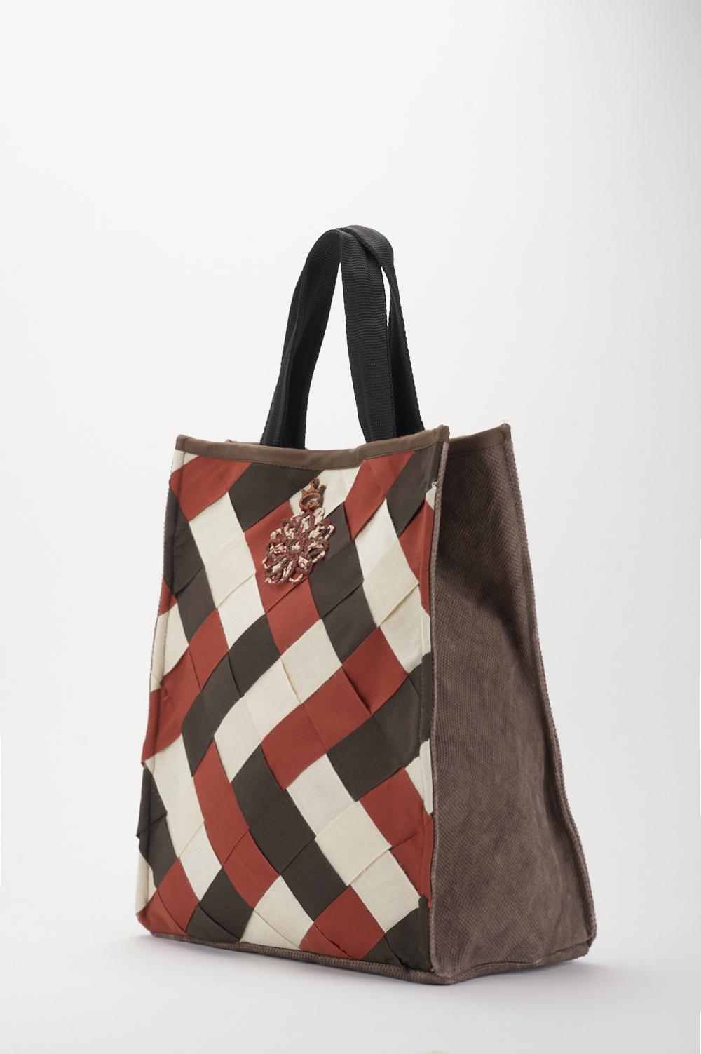 Save The Queen Borsa in canvas di cotone Affare Del Giorno