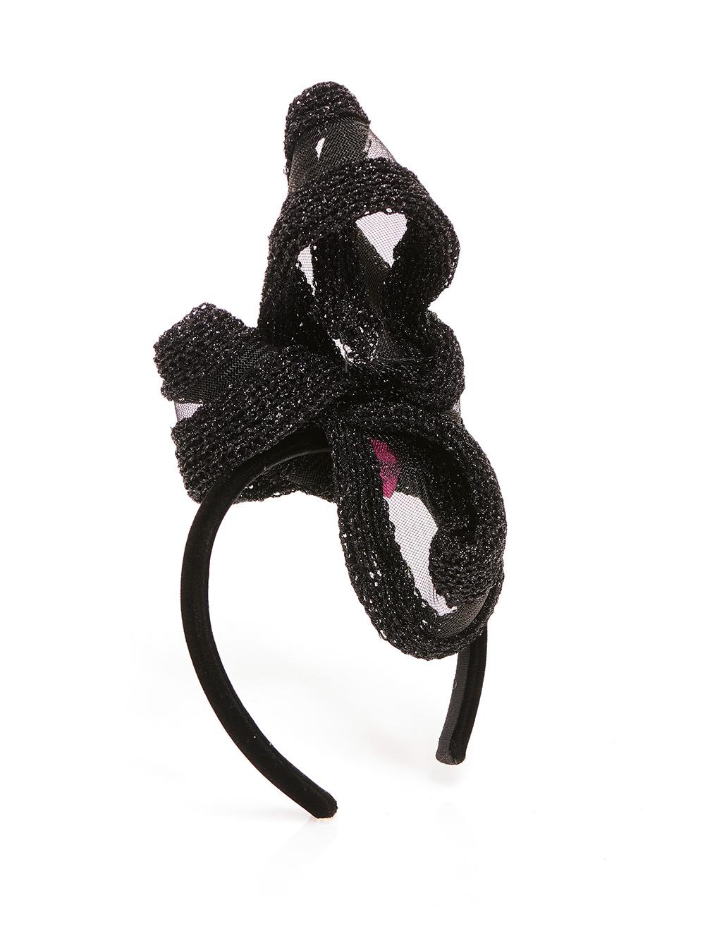 Save The Queen Cerchietto in velluto nero Prezzo Ridotto