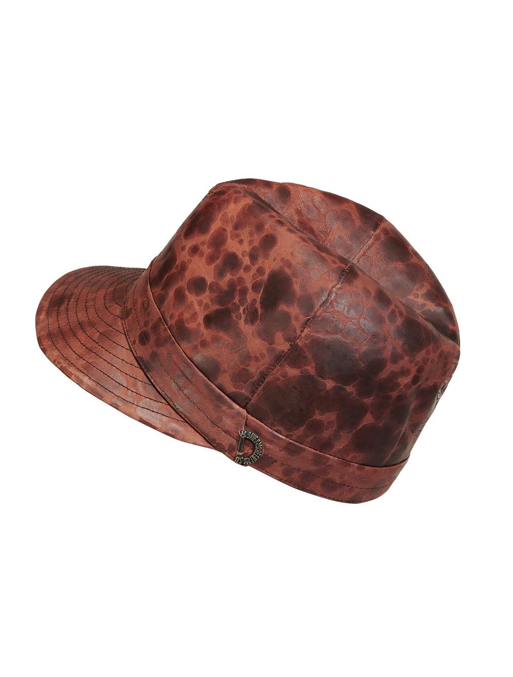 Save The Queen Cappello in pelle marrone Offerte