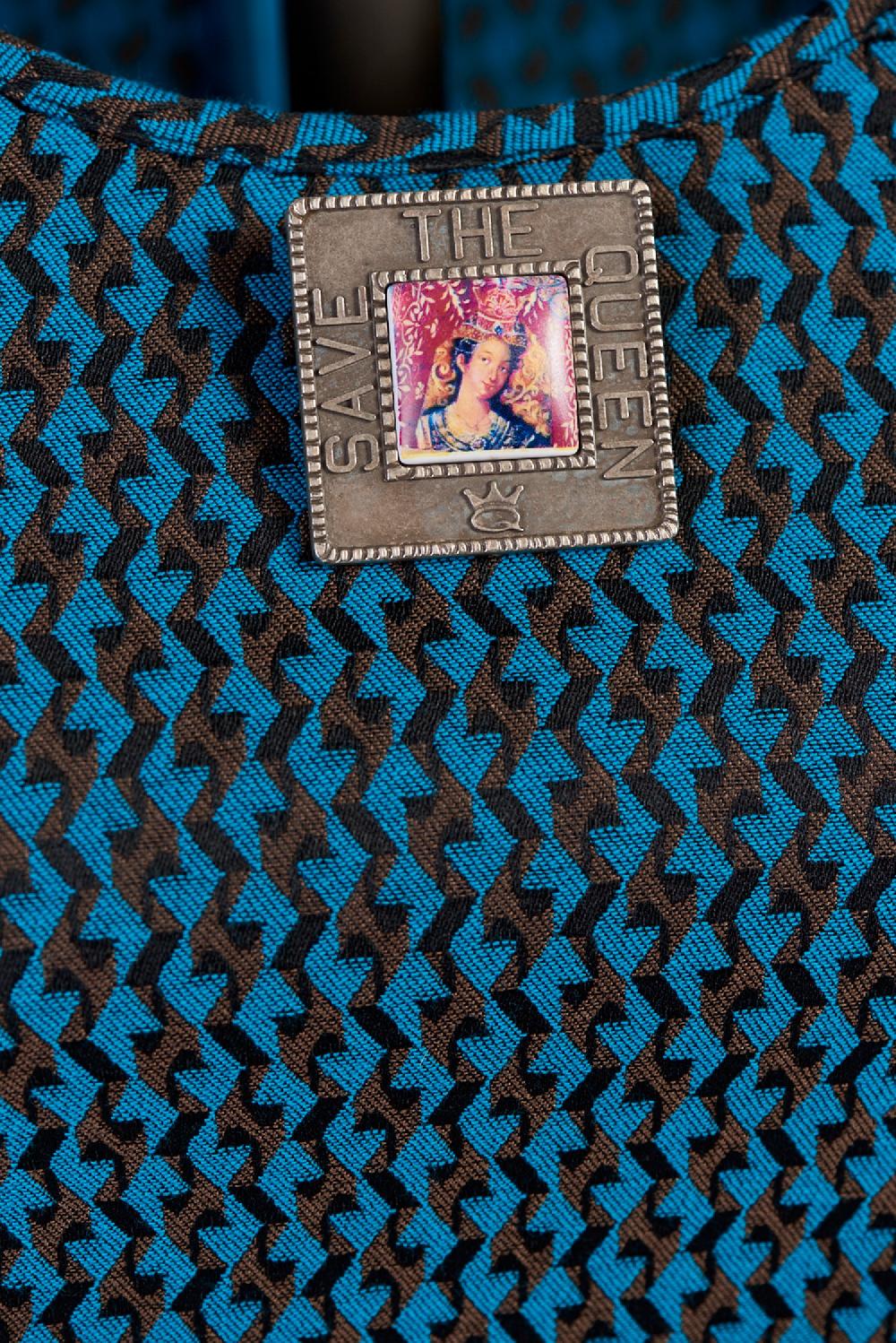 Save The Queen Tubino in tessuto jacquard In Vendita