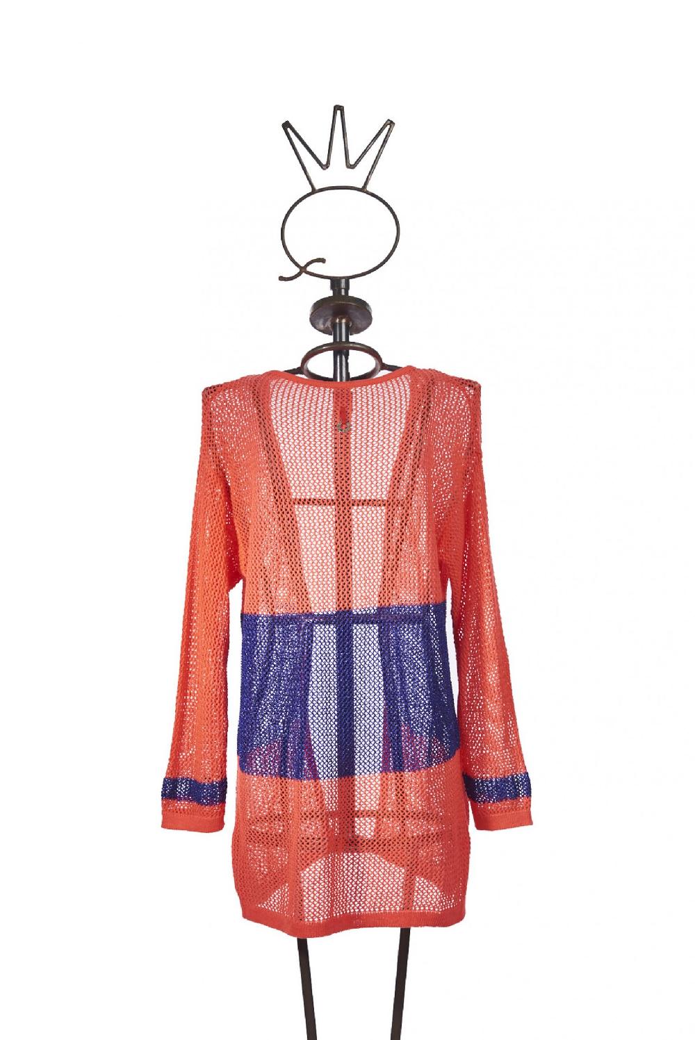Save The Queen Cardigan corallo e viola Promozione Limitata