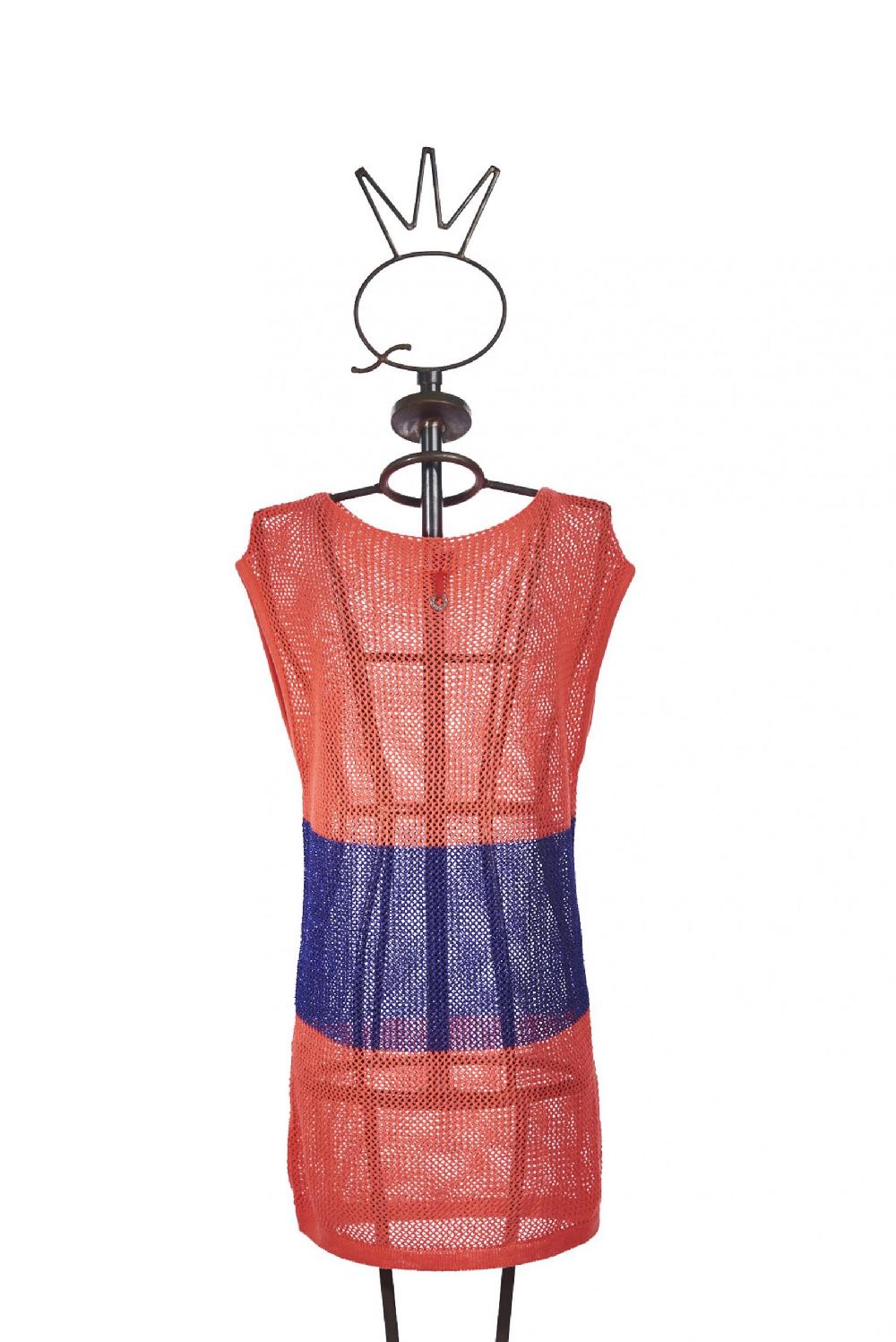 Save The Queen Maglia a tunica corallo e viola Negozio online di fabbrica