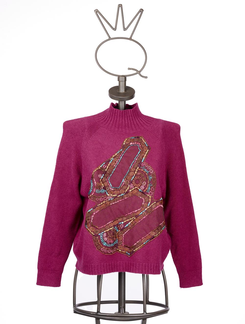 Save The Queen Maglia in tricot fuxia Offerta esclusiva