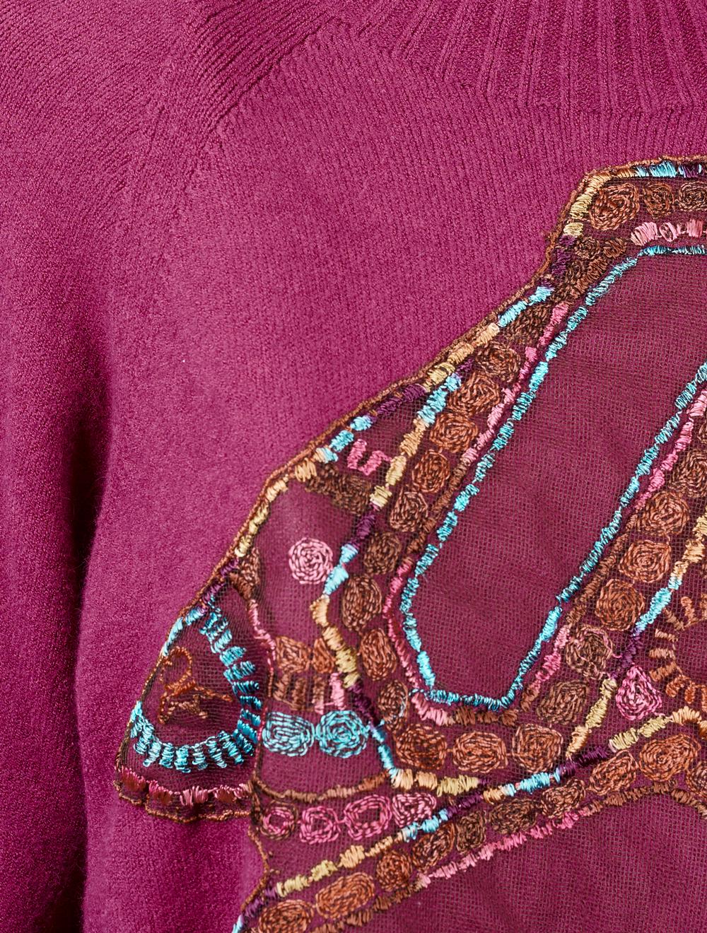 Save The Queen Maglia in tricot fuxia Offerta esclusiva