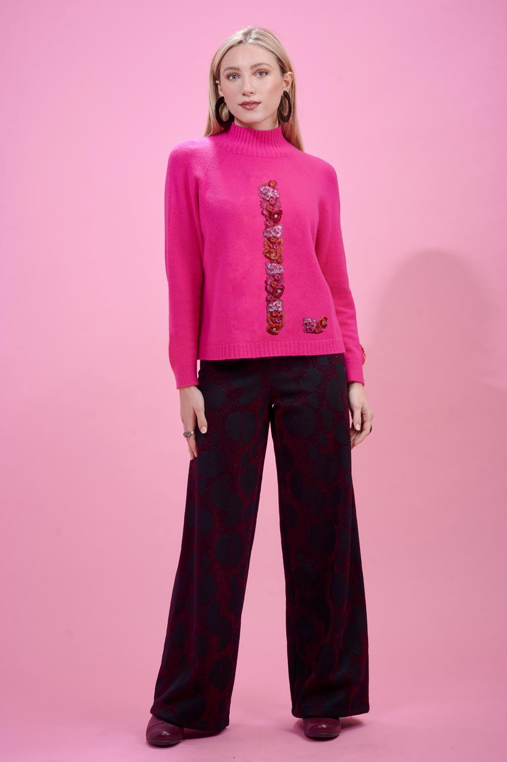 Save The Queen Maglia in tricot fuxia fluo Vendite stagionali