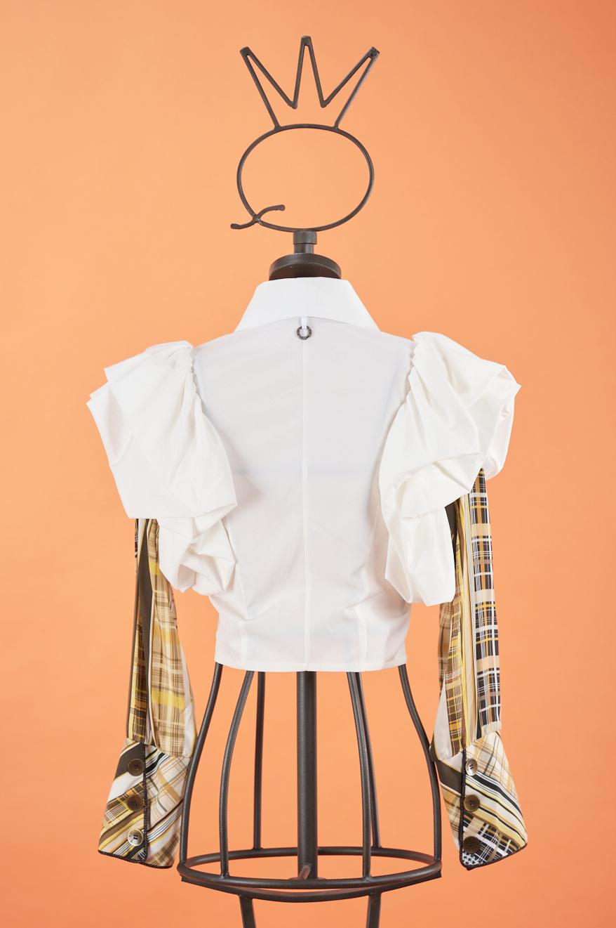 Save The Queen Camicia corta bianca Black Friday