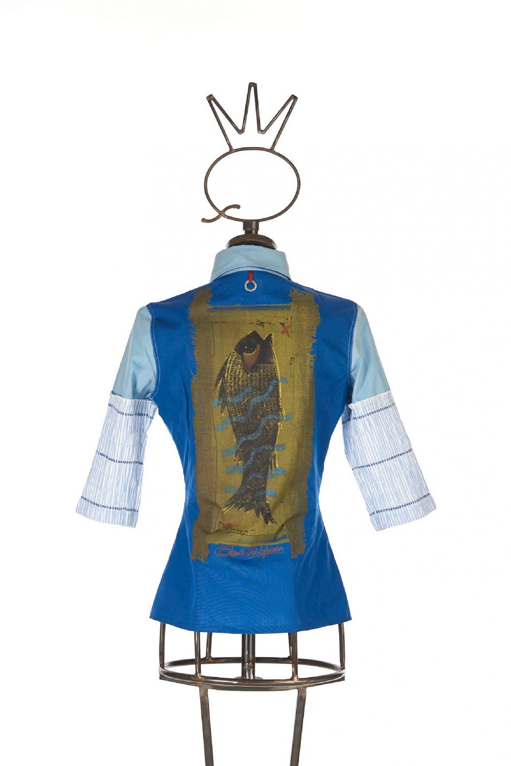 Save The Queen Camicia con stampa ed applicazioni Latest fashion