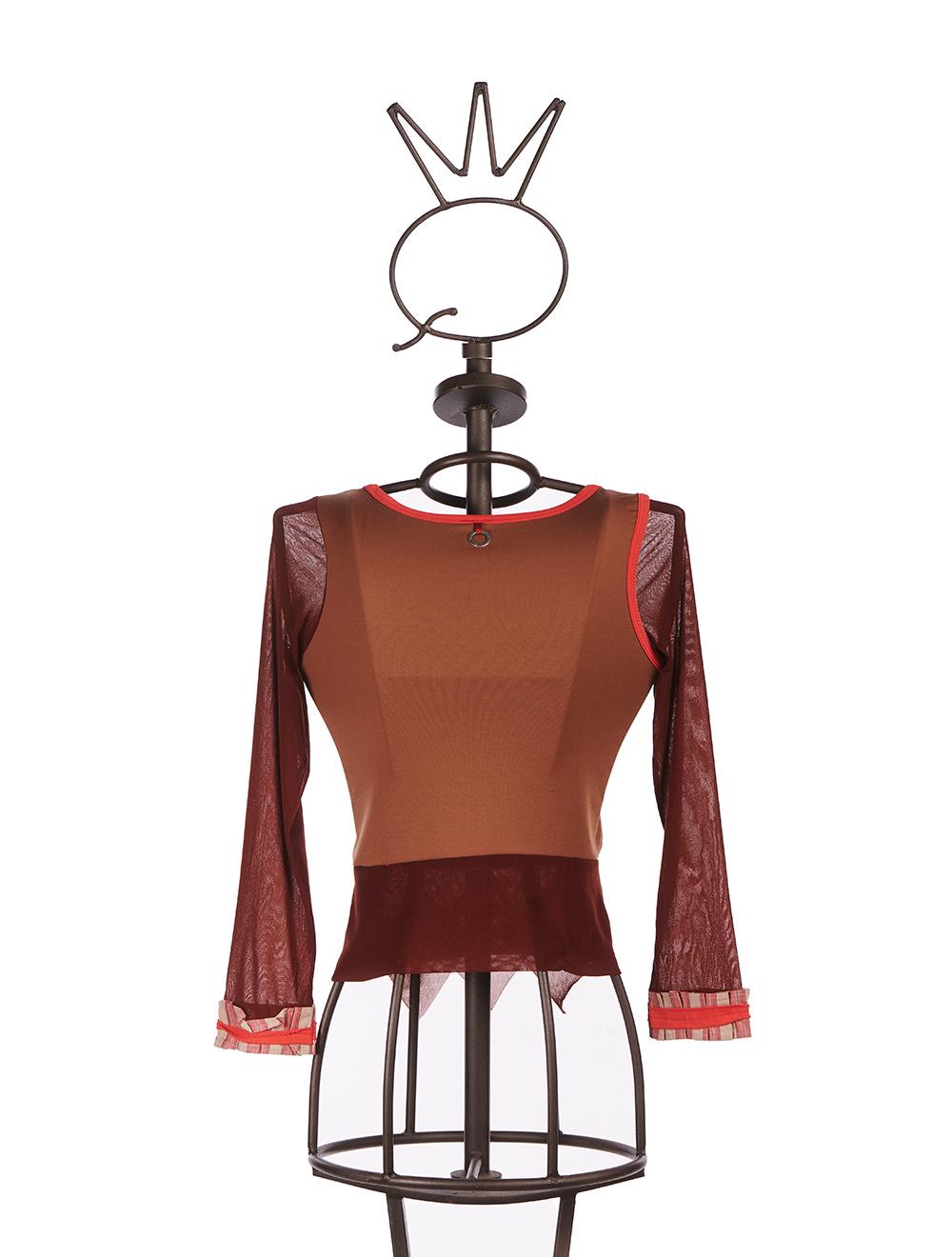 Save The Queen T-shirt in jersey e tulle con stampa dedicata all’Amazzonia e dettagli in cotone Fino al 65% di sconto