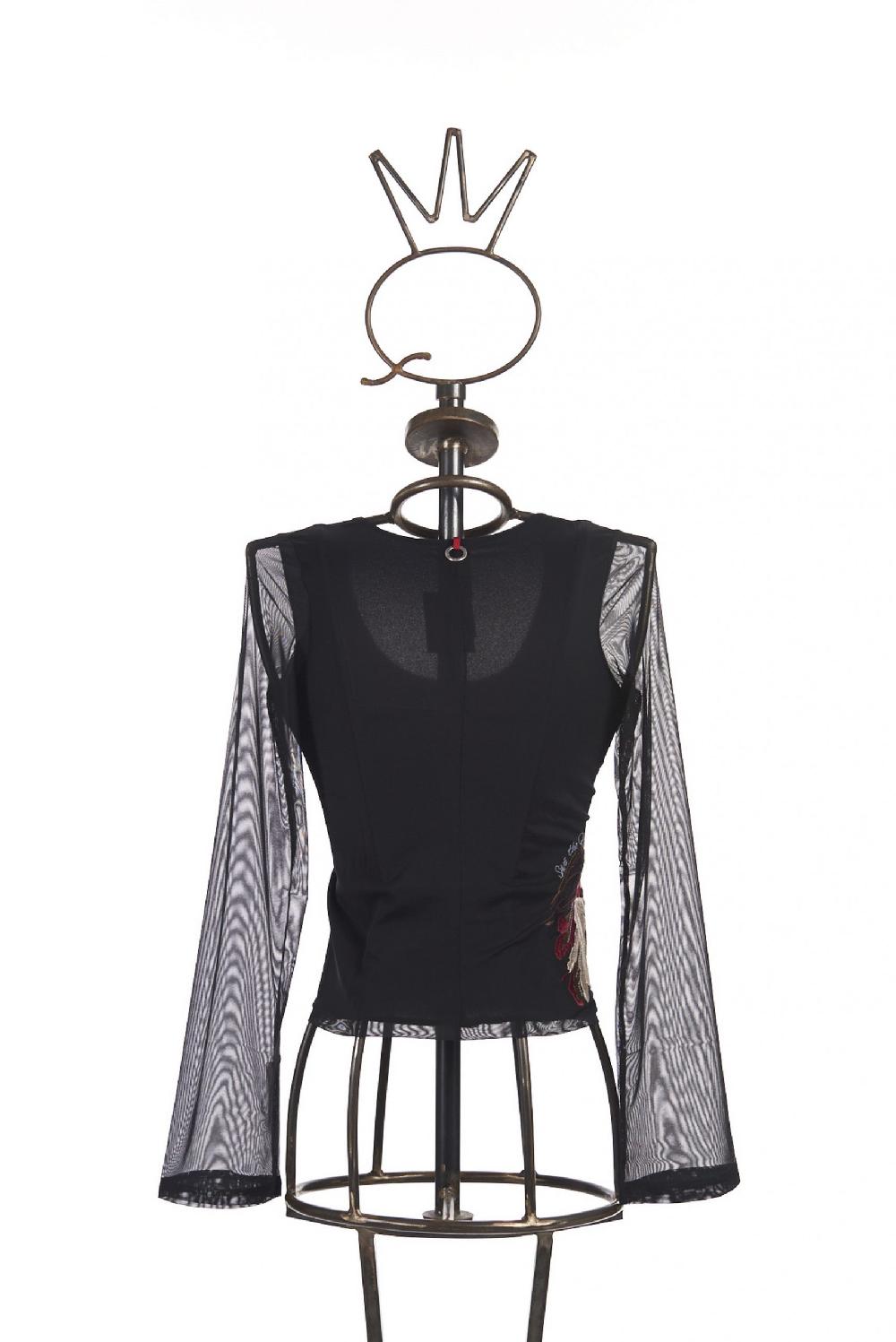 Save The Queen T-shirt con ricamo floreale Only for today