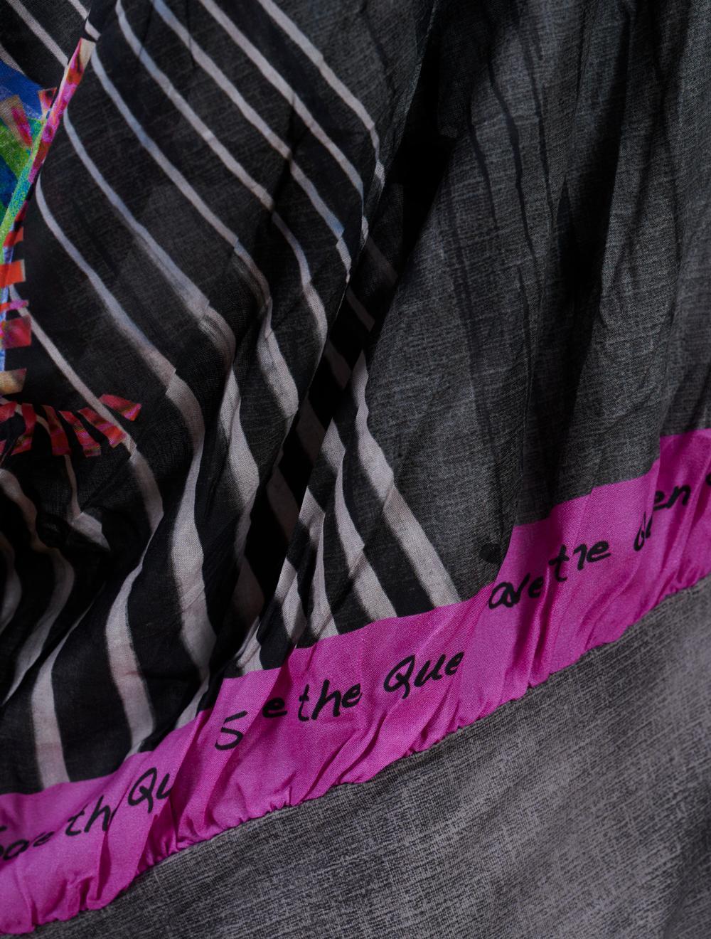 Save The Queen Bluse in mussola di cotone stampata In Linea