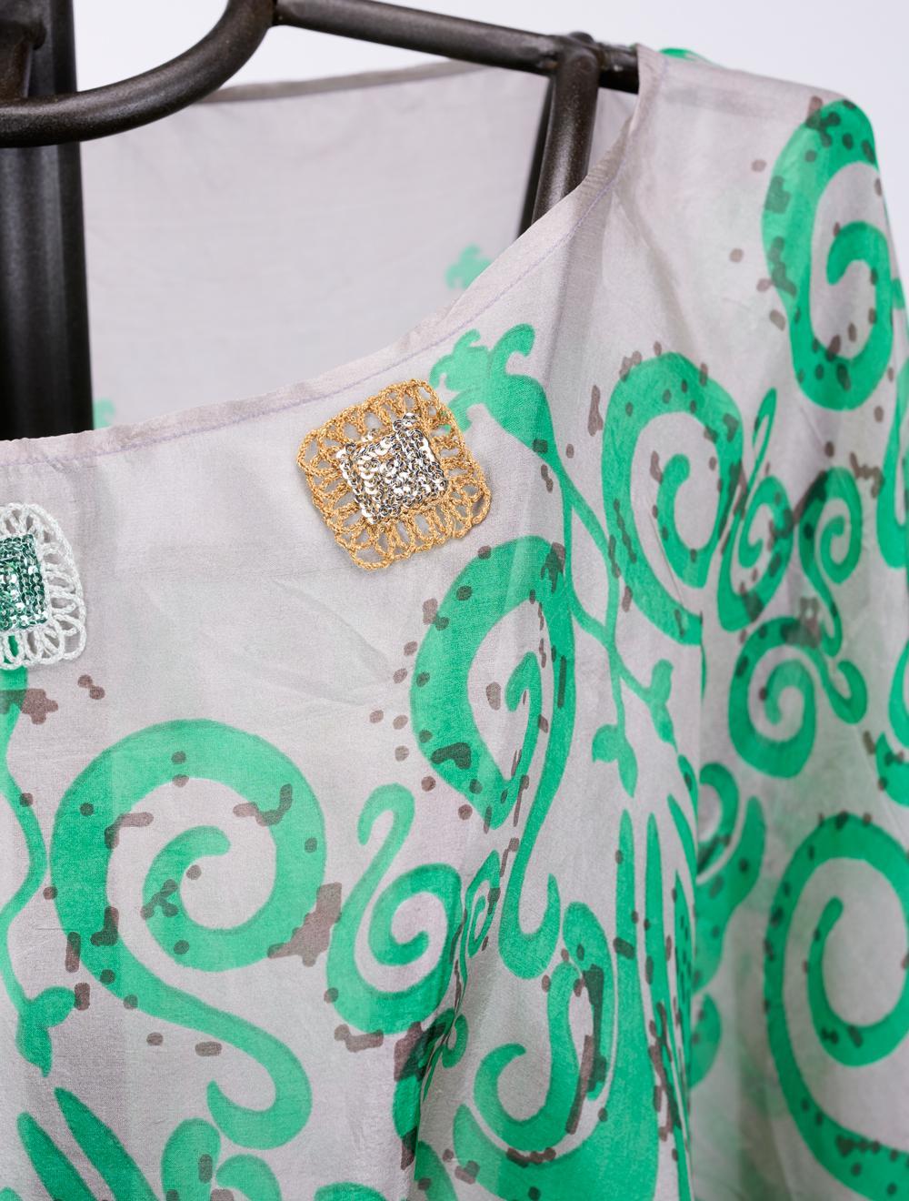 Save The Queen Blusa in seta Vendita