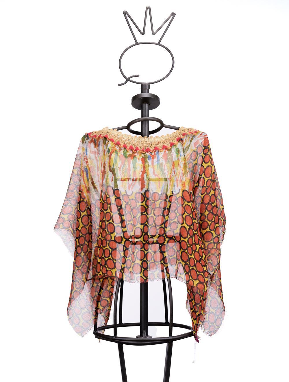 Save The Queen Blusa in seta Promozione