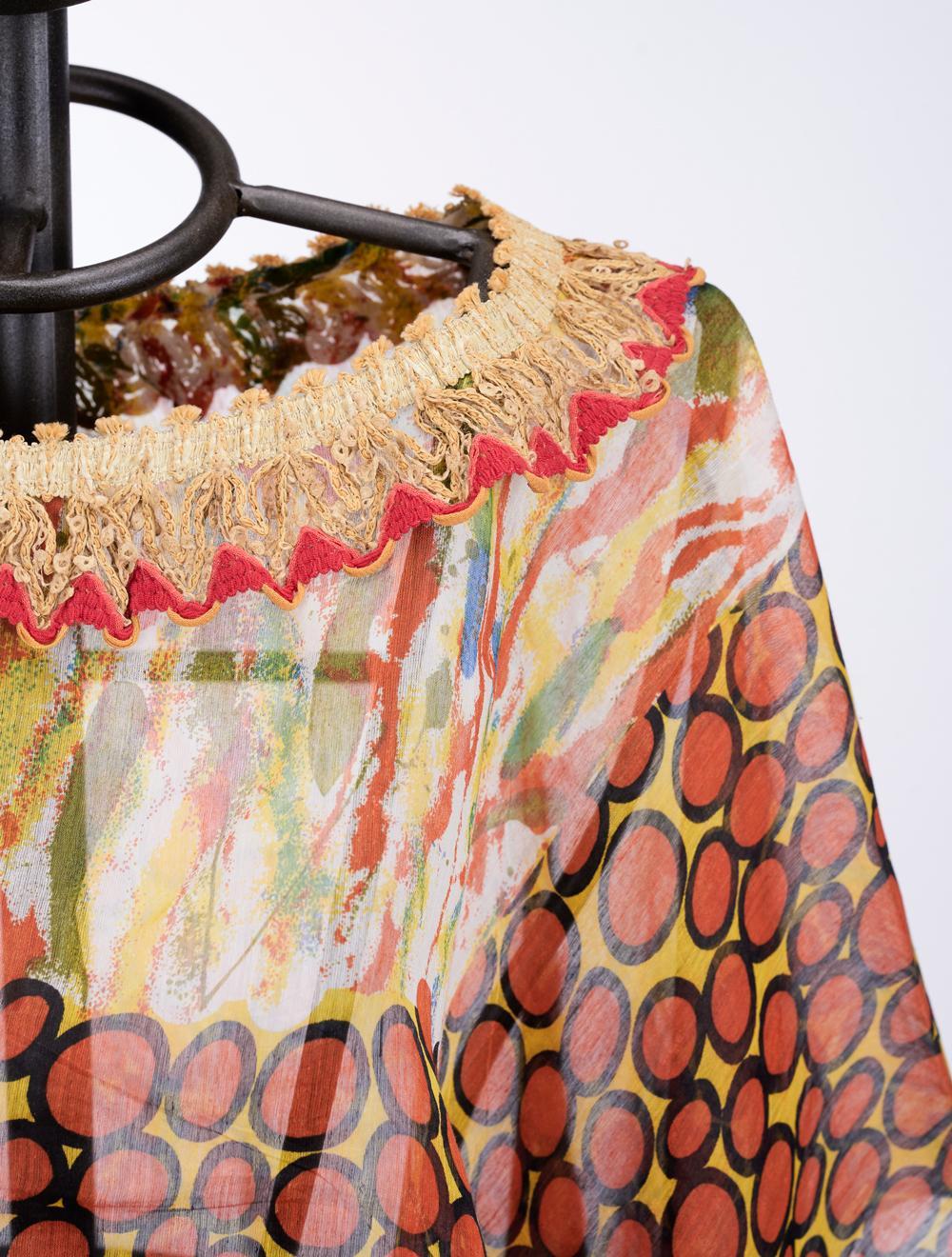 Save The Queen Blusa in seta Promozione
