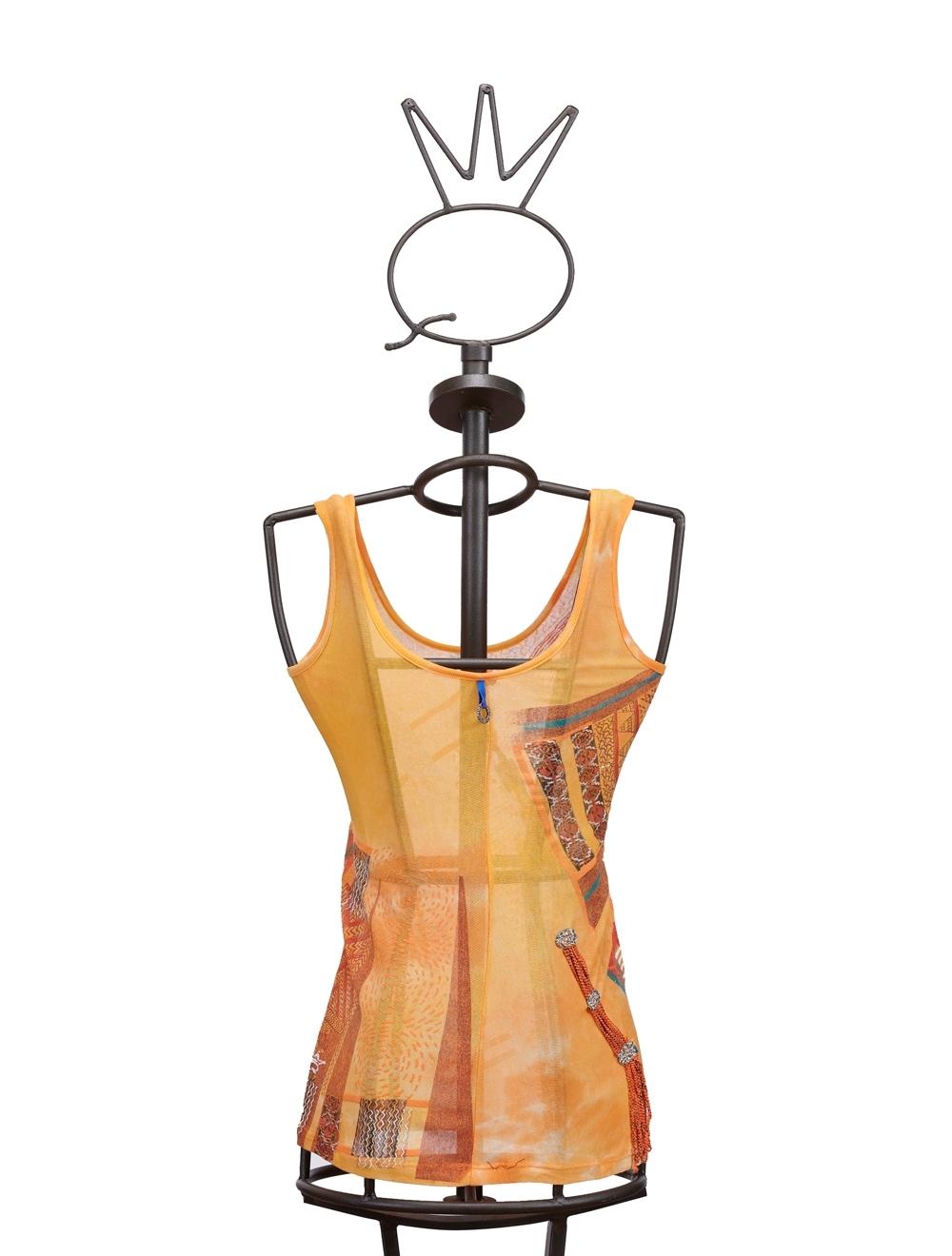 Save The Queen Top in viscosa con stampa Sottocosto